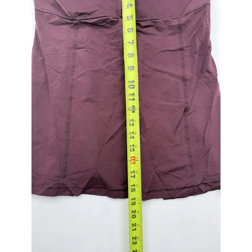 Lululemon Wrappers Delight Bordeaux Drama tank top size 8 - Picture 3 of 5
